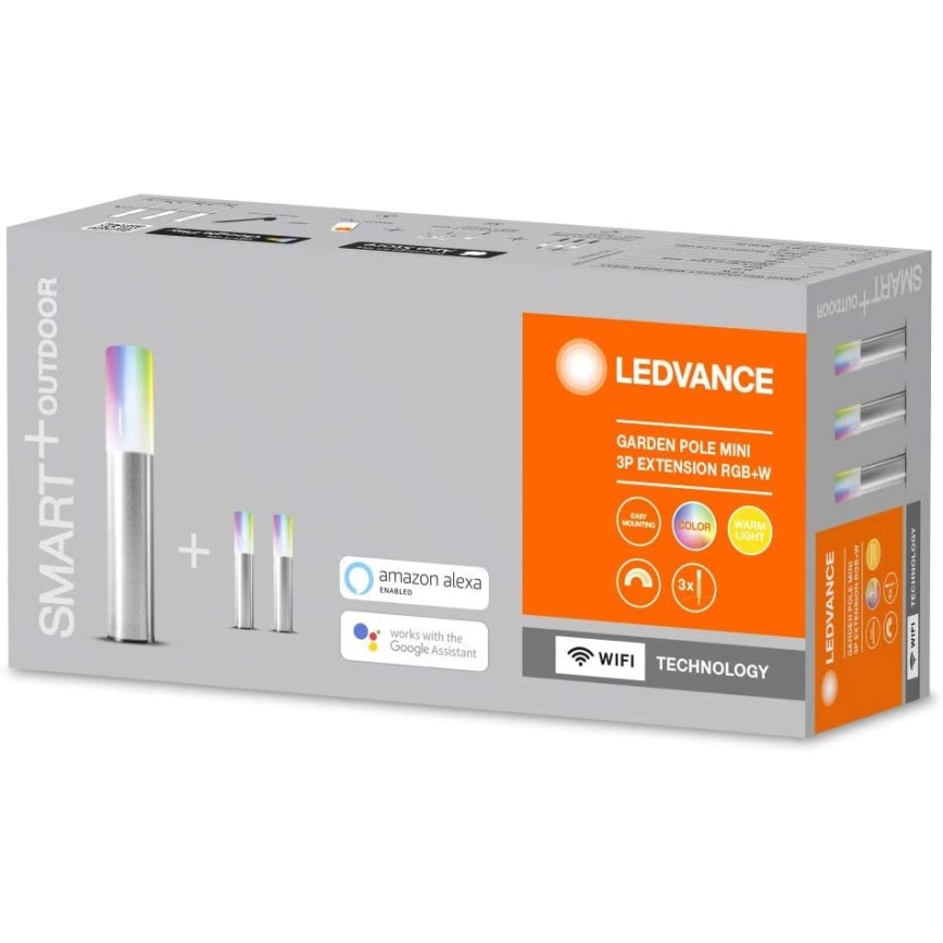 Ledvance - Set za proširenje 3x LED RGBW spoljna lampa SMART+ MINI 3xLED/1,9W/230V IP44 Wi-Fi
