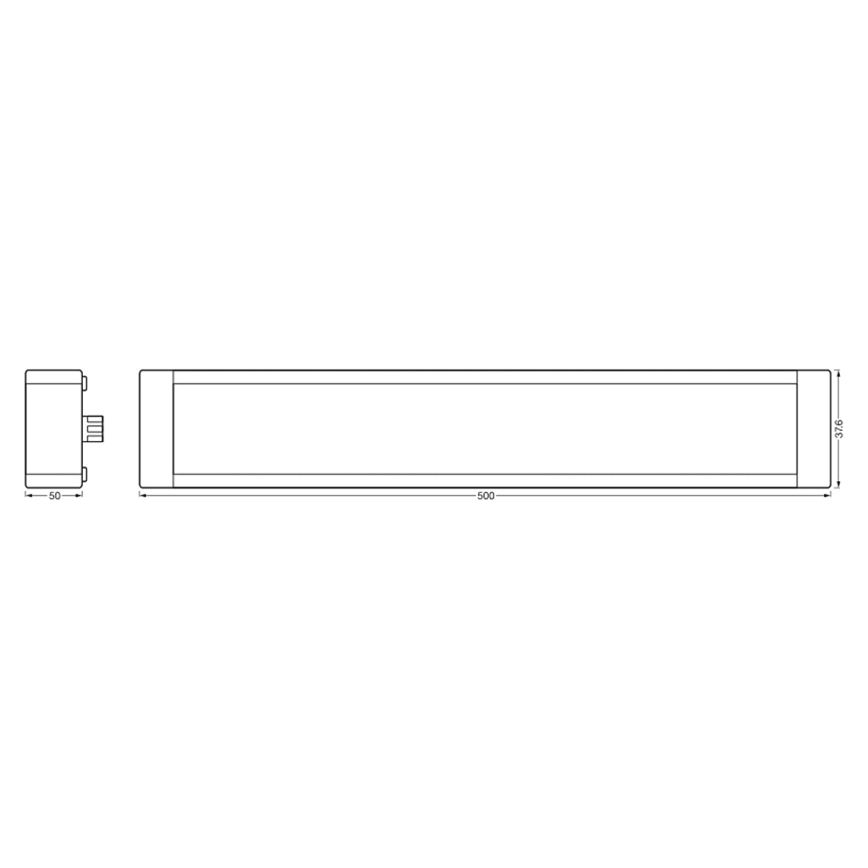 Ledvance - Set za proširenje LED prigušiva za montažu ispod ormarića SMART+ UNDERCABINET LED/8W/24V 2700-6500K Wi-Fi