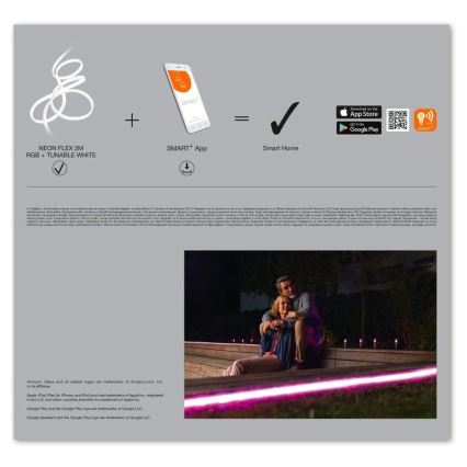 Ledvance - LED RGB+TW Spoljna LED traka SMART+ FLEX 3 m LED/15 W/230 V 2700 K-6500 K IP44 Wi-Fi