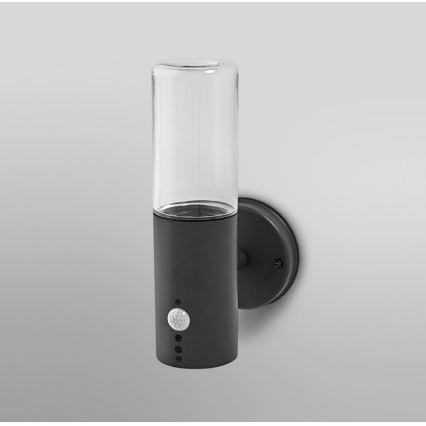 Ledvance - Spoljašnja zidna svetiljka sa senzorom FIGO CYLINDER 1xE27/20W/230V