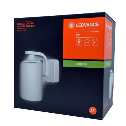 Ledvance - Spoljašnje zidno svetlo CYLINDER 1xE27/60W/230V IP43 belo