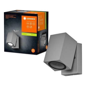Ledvance - Spoljašnje zidno svetlo ENDURA CLASSIC 1xGU10/35W/230V IP44 sivo
