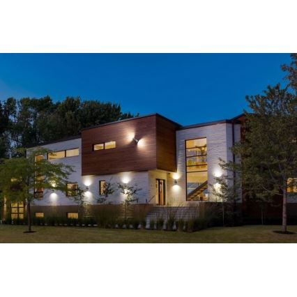 Ledvance - Spoljašnje zidno svetlo ENDURA ROTARY 2xGU10/5W/230V IP44