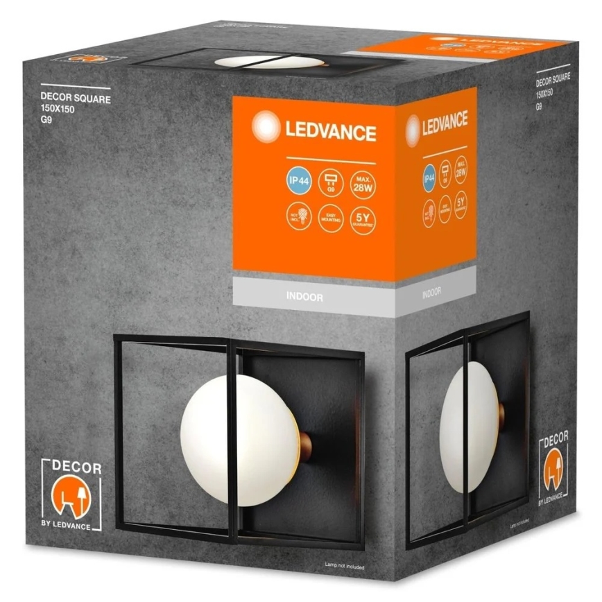 Ledvance - Spoljna zidna svetiljka DECOR SQUARE 1xG9/28W/230V IP44