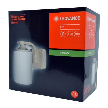 Ledvance - Spoljno zidno svetlo CYLINDER 1xE27/60W/230V IP43