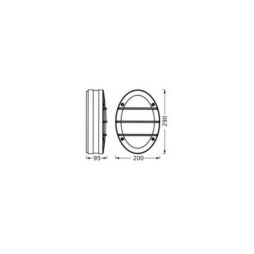 Ledvance - Spoljno zidno svetlo ORBICK 2xE27/18W/230V IP65