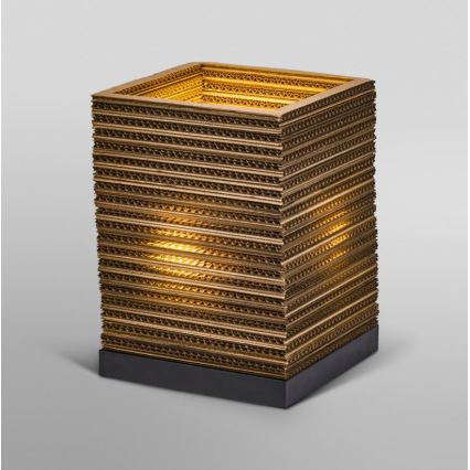 Ledvance - Stona lampa DECOR CARDBOARD 1xE27/15W/230V 20x20 cm