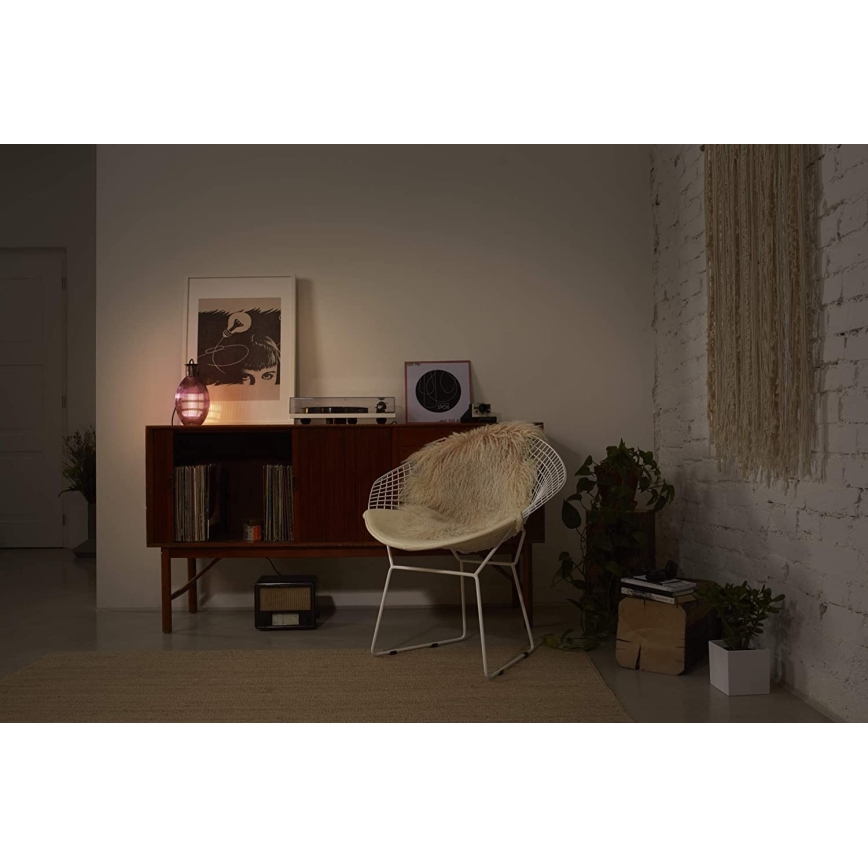 Ledvance - Stona lampa GRAPE 1xE27/40W/230V ružičasta