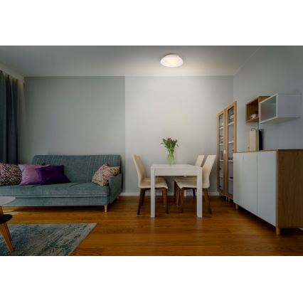 Ledvance - Stropna svetiljka ORBIS MILAN 2xE27/10W/230V bela