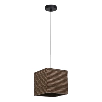 Ledvance - Viseća lampa na kablu DECOR CARDBOARD 1xE27/15W/230V 25x25 cm
