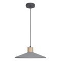Ledvance - Viseća lampa na kablu DECOR CONCRETE 1xE27/15W/230V Ø 32 cm beton siva