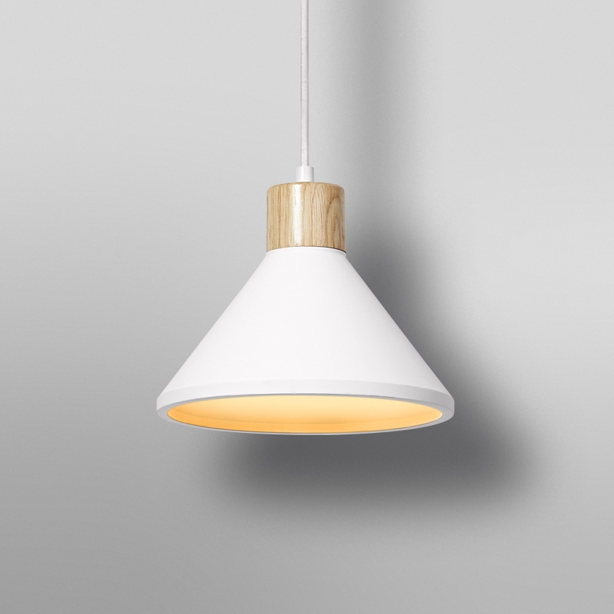 Ledvance - viseći luster na sajli DECOR PLASTER 1xE27/25W/230V, prečnik 22 cm, bela (gips)