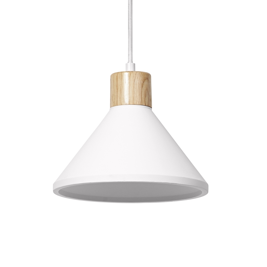 Ledvance - viseći luster na sajli DECOR PLASTER 1xE27/25W/230V, prečnik 22 cm, bela (gips)