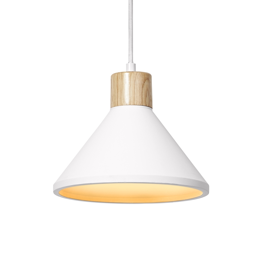 Ledvance - viseći luster na sajli DECOR PLASTER 1xE27/25W/230V, prečnik 22 cm, bela (gips)