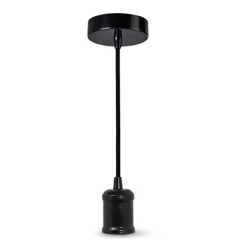 Ledvance - Visilica na sajli PENDULUM ROBBIN 1xE27/15W/230V crna