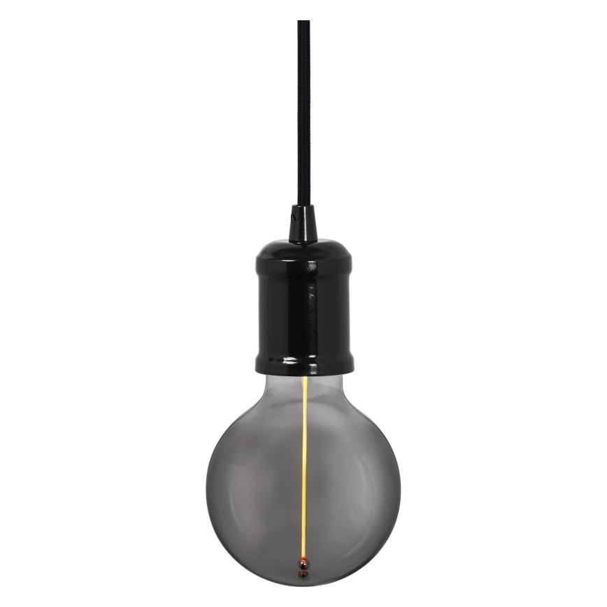 Ledvance - Visilica na sajli PENDULUM ROBBIN 1xE27/15W/230V crna