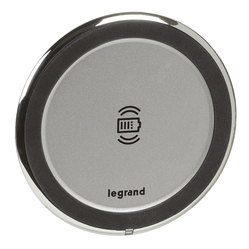 Legrand 077640L - Bežični punjač za ugradnju u radnu ploču stola 15W IP44