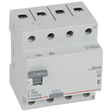 Legrand - 4-polni diferencijalni prekidač RX3 4P 25A 30MA AC