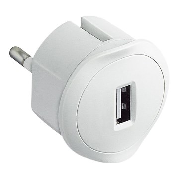 Legrand 50680 - USB adapter za utičnicu 230V/1,5A beo