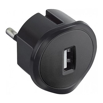 Legrand 50681 - USB adapter za utičnicu 230V/1,5A crni