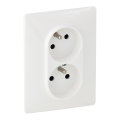 Legrand 753186 - Kućna utičnica VALENA LIFE 250V/16A 2x2P+T bela