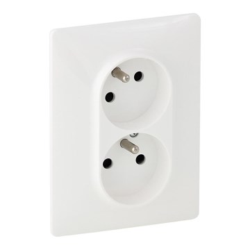 Legrand 753186 - Kućna utičnica VALENA LIFE 250V/16A 2x2P+T bela