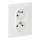 Legrand 753186 - Kućna utičnica VALENA LIFE 250V/16A 2x2P+T bela