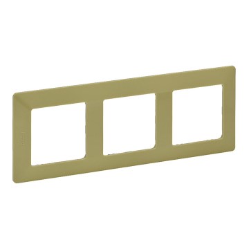 Legrand 754083 - Okvir za prekidače VALENA LIFE 3P, zelene boje