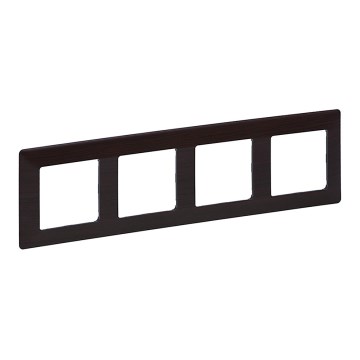 Legrand 754174 - Ram za prekidače VALENA LIFE 4P tamno drvo