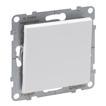 Legrand - Jednopolni taster br. 1/0 bez okvira SUNO bela