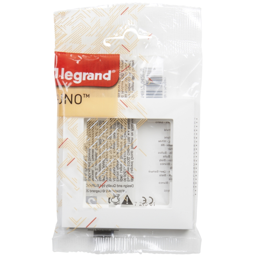 Legrand - Jednostruki okvir SUNO beo