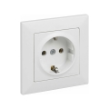 Legrand - Kućna SCHUKO utičnica sa okvirom SUNO 250V bela