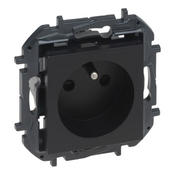 Legrand - Kućna utičnica bez okvira NILOE STEP 250V crna