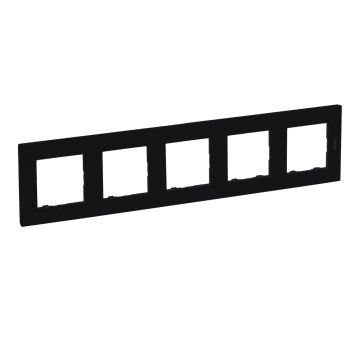 Legrand - Petostruki okvir NILOE STEP crni