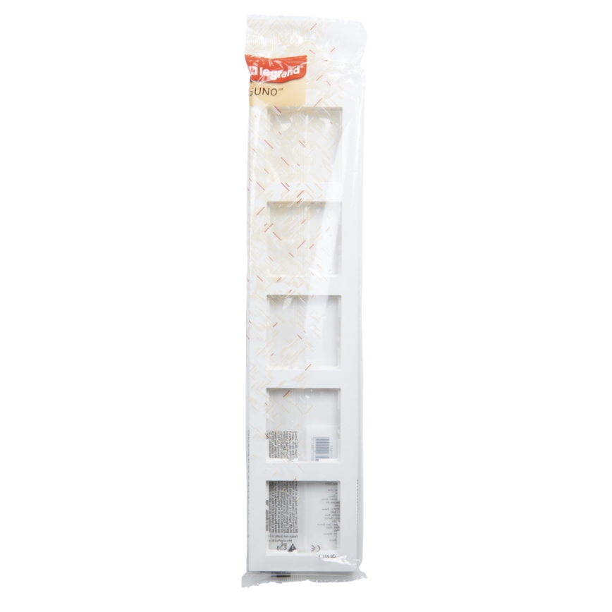 Legrand - petostruki okvir SUNO beli
