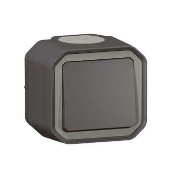 Legrand - Prekidač za stepenište br. 6 PLEXO IP55 antracit