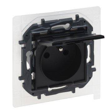 Legrand - Spoljašnja kućna utičnica bez rama NILOE STEP 250V IP44 crna