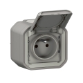 Legrand - Spoljna utičnica PLEXO 250V IP55 siva