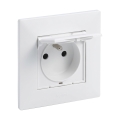 Legrand - Spoljna utičnica sa okvirom NILOE STEP 250V IP44 bela