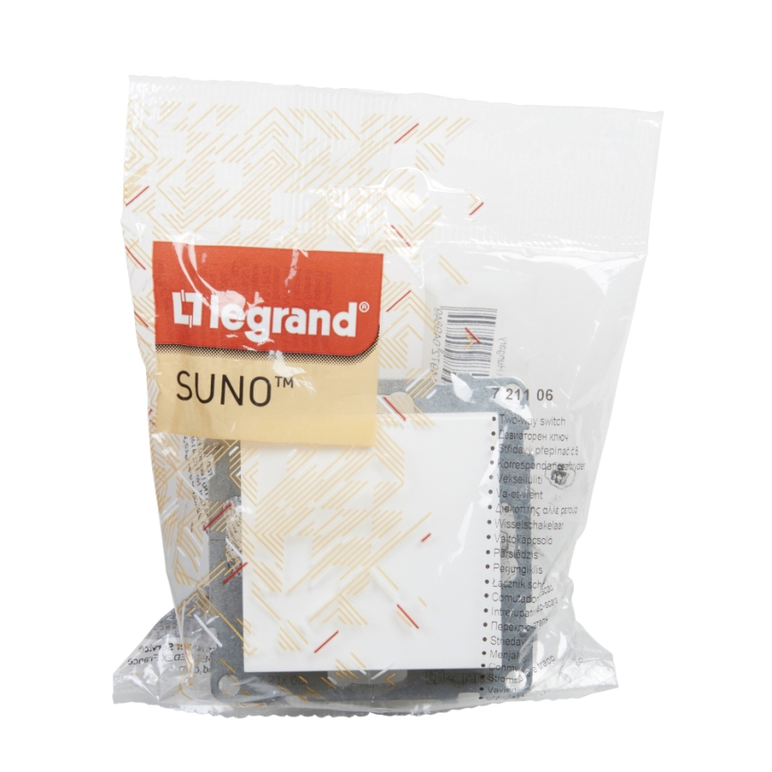 Legrand - Stepenišni prekidač br. 6 bez okvira SUNO beo