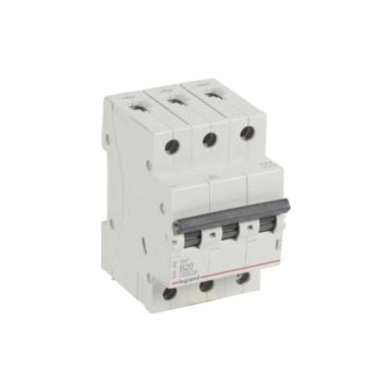 Legrand - Trofazni automatski osigurač RX3 3P B 20A 6000A