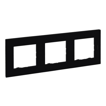 Legrand - Trostruki okvir NILOE STEP, crni