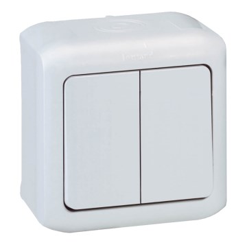Legrand - Zidni serijski prekidač br. 5 FORIX IP44 beli