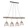 Leuchten Direkt 11156-79 - Luster na sajli REED 4xE27/60W/230V eukaliptus