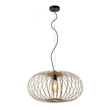 Leuchten Direkt 11409-79 - Luster na sajli RACOON 1xE27/40W/230V bambus