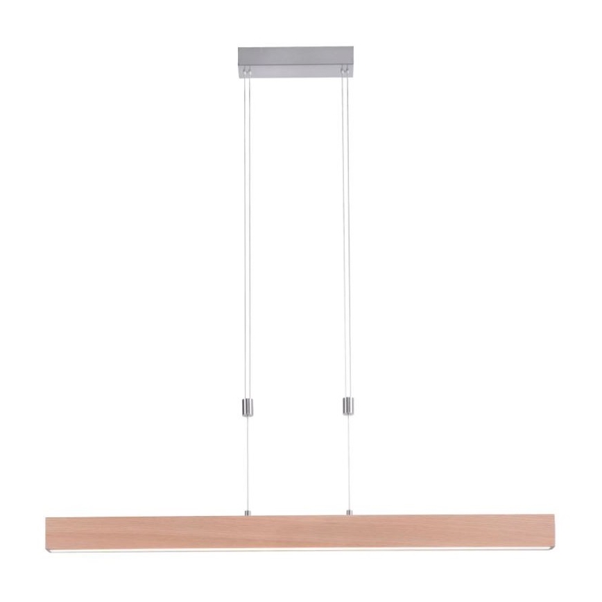 Leuchten Direkt 11420-78 - LED luster na sajli AMANDA LED/30W/230V 2700-5000K 110 cm braon