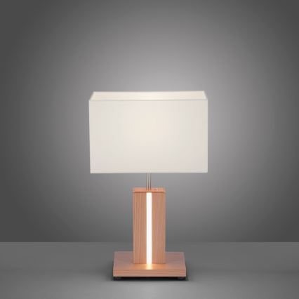 Leuchten Direkt 11421-78 - LED prigušiva stona lampa AMANDA 1xE27/40W/230V + LED/5W