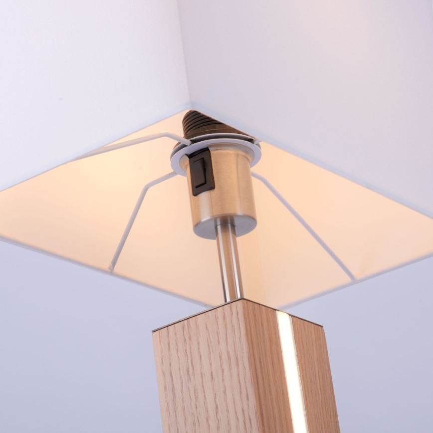 Leuchten Direkt 11421-78 - LED prigušiva stona lampa AMANDA 1xE27/40W/230V + LED/5W