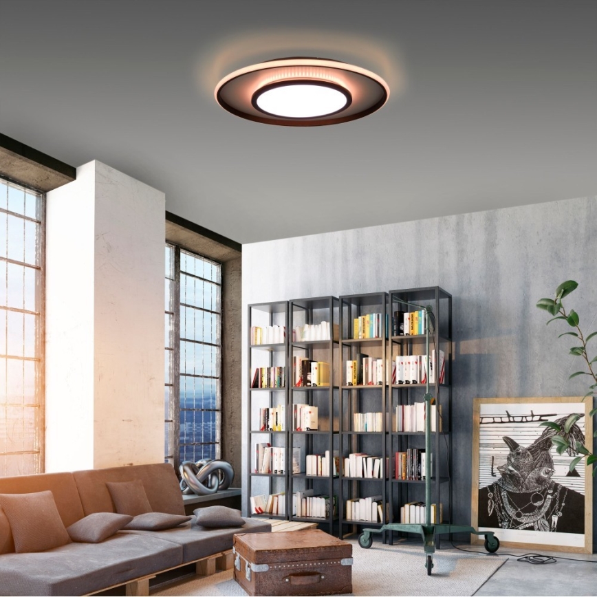 Leuchten Direkt 11627-18 - LED RGB prigušiva svetiljka ARENDA LED/31W/230V 2700-5000K + daljinski upravljač