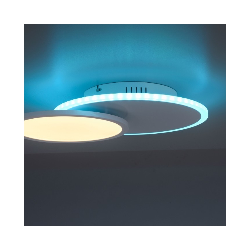 Leuchten Direkt 11662-16 - LED RGB prigušiva plafonska svetiljka ARENDA LED/21W/230V + daljinski upravljač